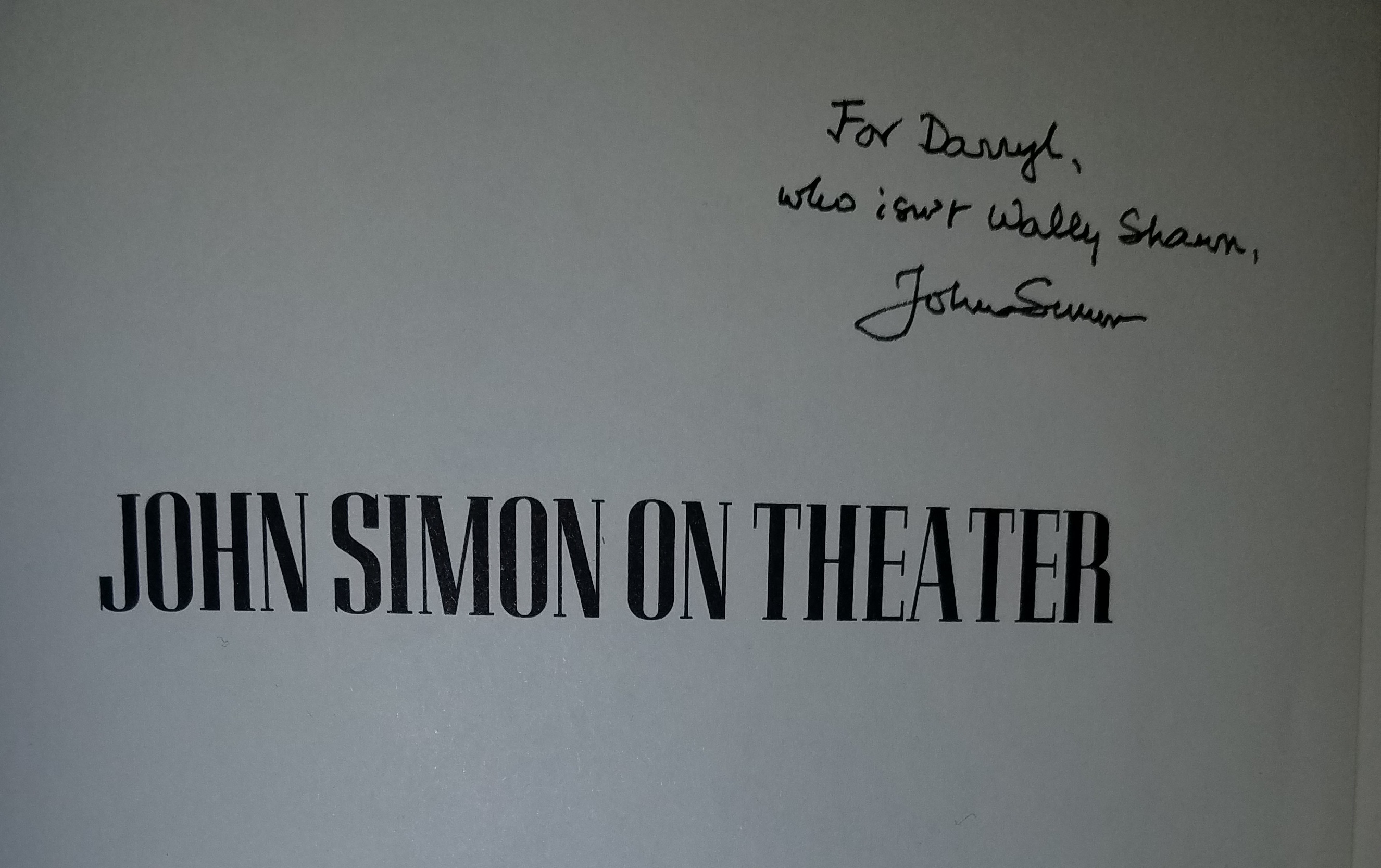 John Simon book